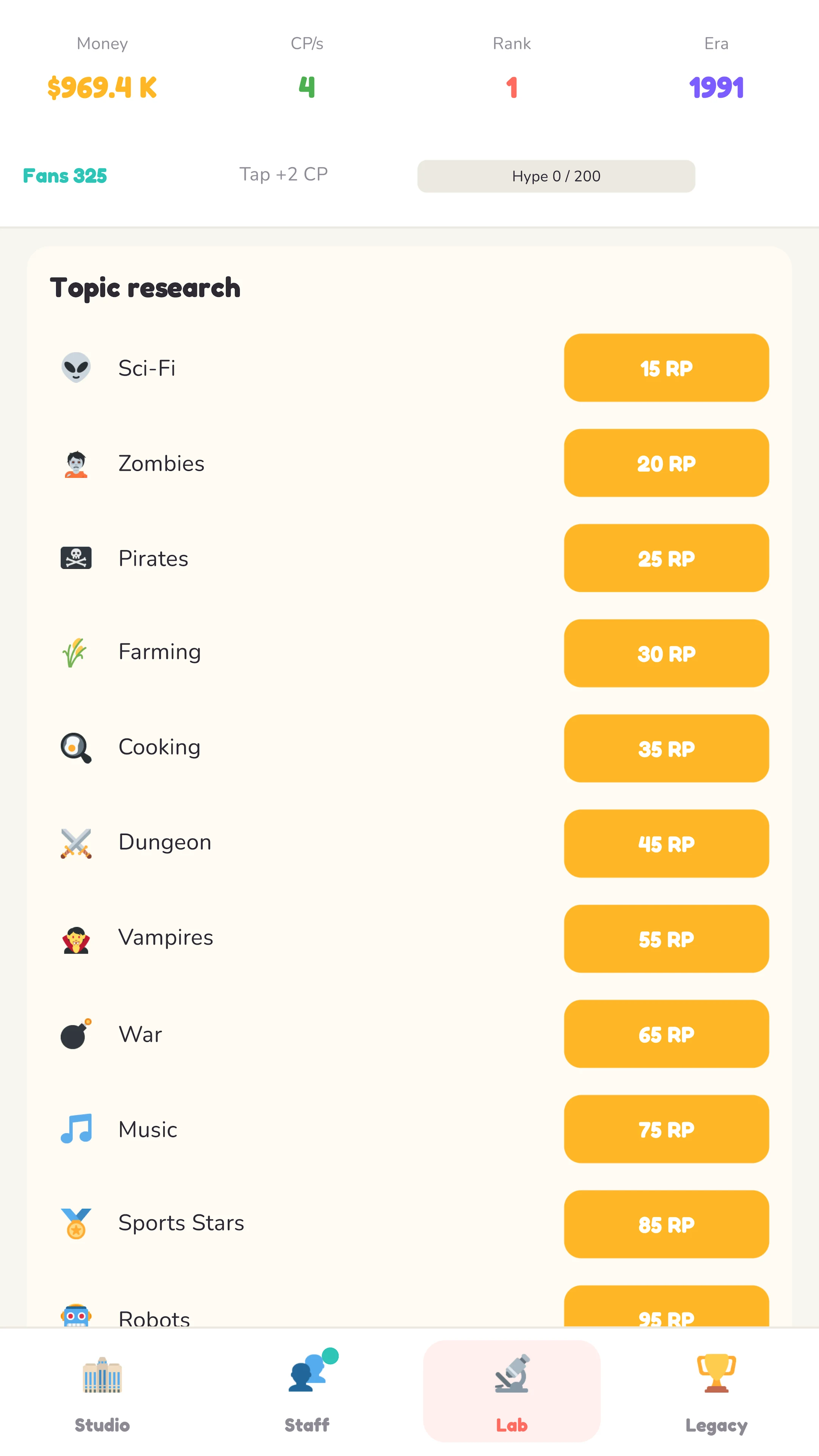 Game Dev Idle Studio Tycoon screenshot