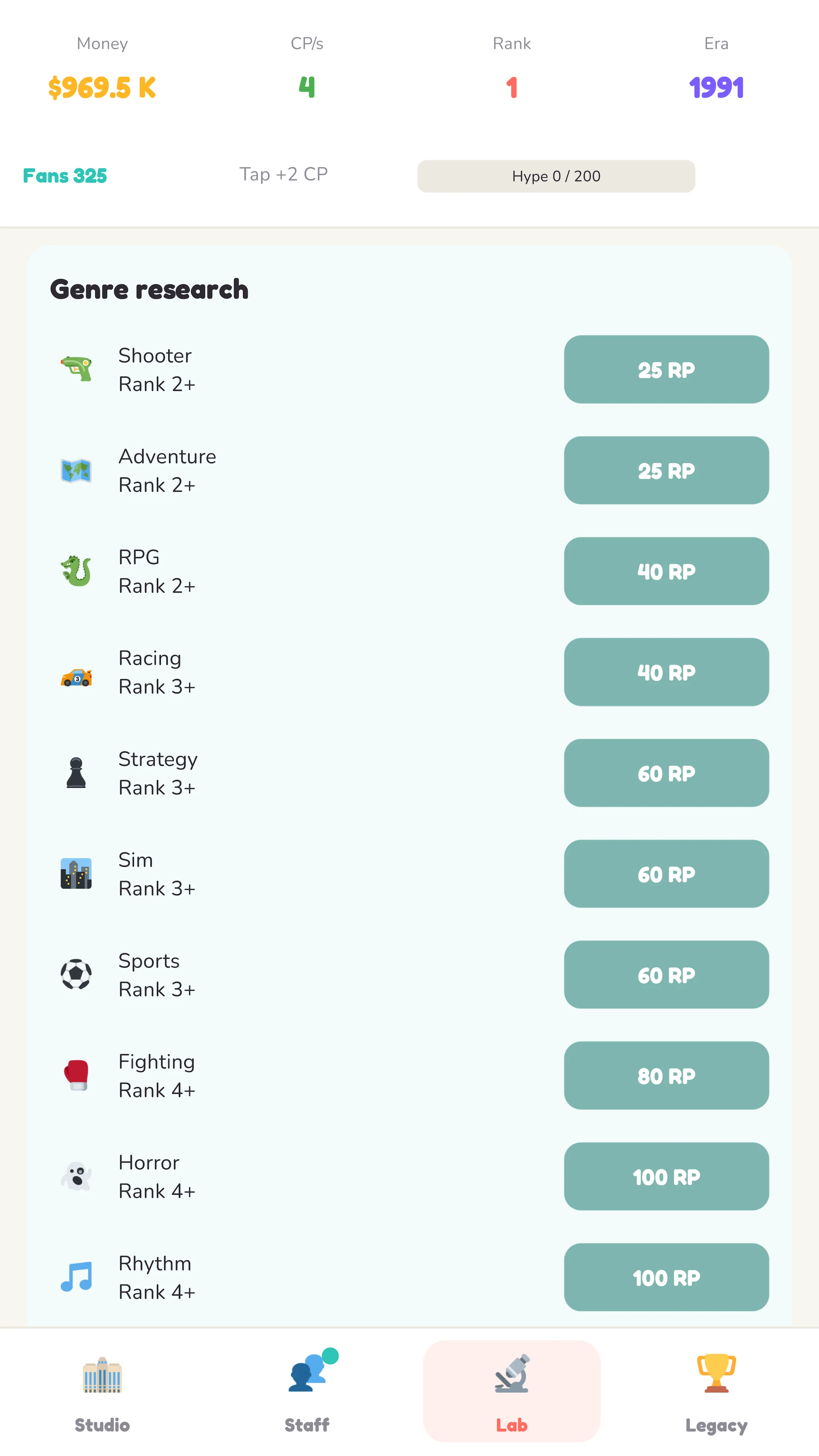 Game Dev Idle Studio Tycoon screenshot